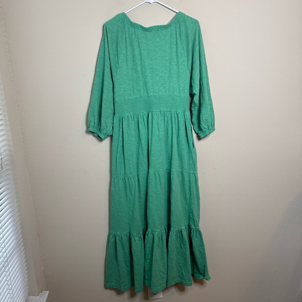 Marine Layer Florence Vintage Slub MIDI Dress - Picture 12 of 14